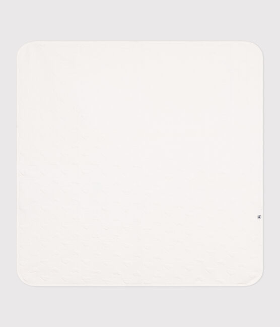 Couverture en tubique bébé blanc MARSHMALLOW