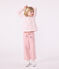 Pantalon enfant en mélange coton et lyocell. rose CHARME