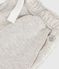 Bermuda short enfant en coton uni gris BELUGA CHINE