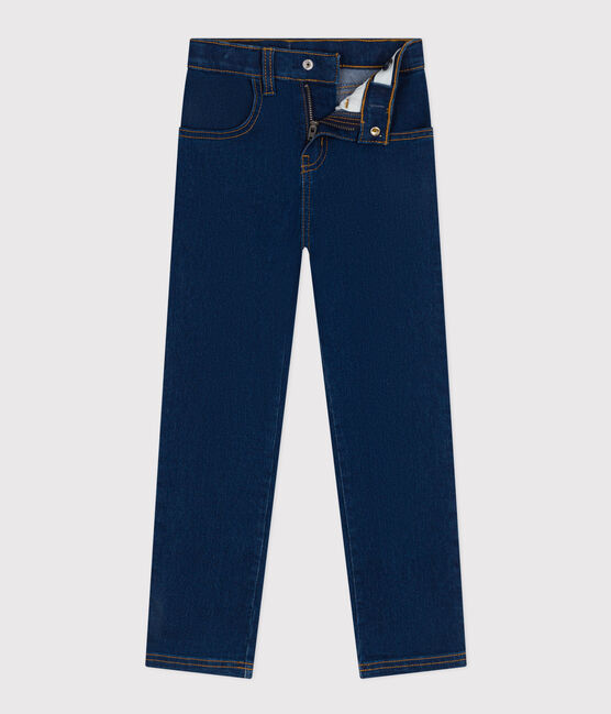 Pantalon slim en denim enfant fille bleu DENIM BLEU
