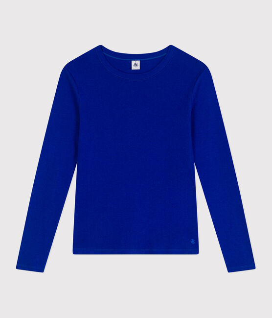 Tee-shirt Femme l'Iconique en coton uni bleu SURF
